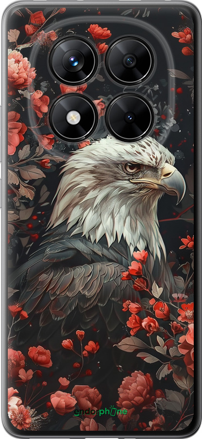 Силіконовий чехол Квітковий вартовий для Xiaomi Poco X7 - 6102u-4011 изображение 