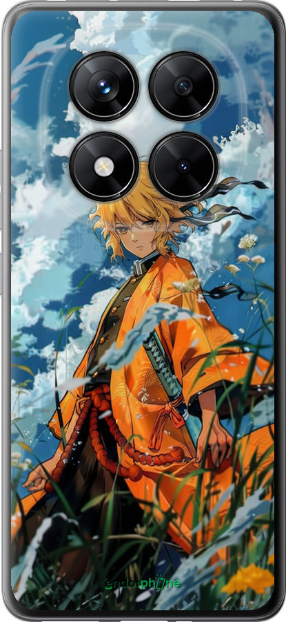 Силіконовий чехол Zenitsu Agatsuma для Xiaomi Redmi Note 14 Pro 5G - 6117u-3928 изображение 