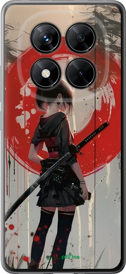Силиконовый чехол Сумерки воина: Танец с катаной для Xiaomi Poco X7 - 6123u-4011 изображение 