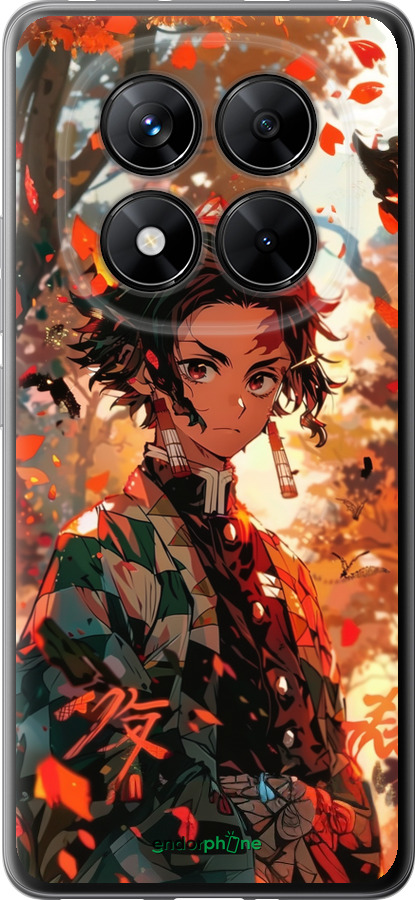 Силиконовый чехол Tanjiro для Xiaomi Redmi Note 14 Pro 5G - 6130u-3928 изображение 