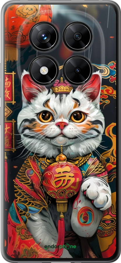 Силиконовый чехол China Cat v2 для Xiaomi Redmi Note 14 Pro 5G - 6135u-3928 изображение 