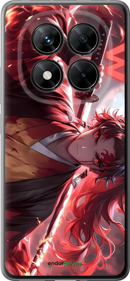 Силіконовий чехол Аниме воин для Xiaomi Redmi Note 14 Pro 5G - 6281u-3928 изображение 