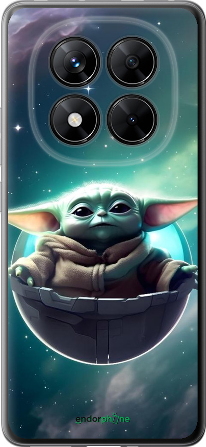 Силиконовый чехол Малышь йода для Xiaomi Redmi Note 14 Pro 5G - 6294u-3928 изображение 