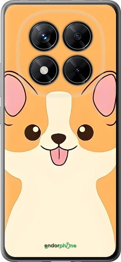 Силиконовый чехол Милый пес для Xiaomi Poco X7 - 6296u-4011 изображение 