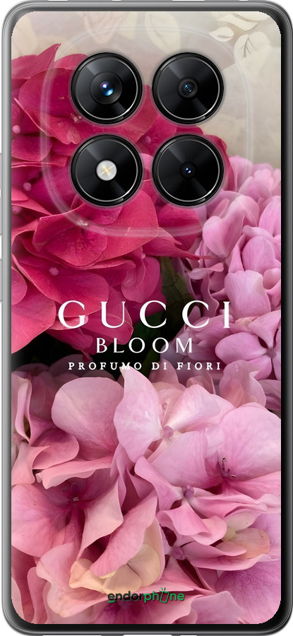 Силиконовый чехол Гучи для Xiaomi Redmi Note 14 Pro 5G - 6341u-3928 изображение 