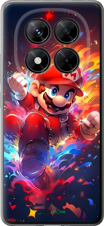 Силиконовый чехол Супер Марио для Xiaomi Poco X7 - 6342u-4011 изображение 
