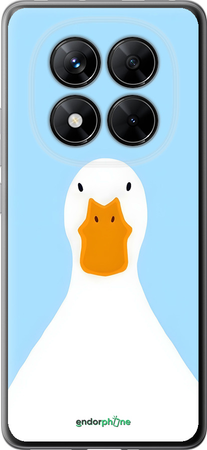 Силиконовый чехол Гусь для Xiaomi Redmi Note 14 Pro 5G - 6350u-3928 изображение 