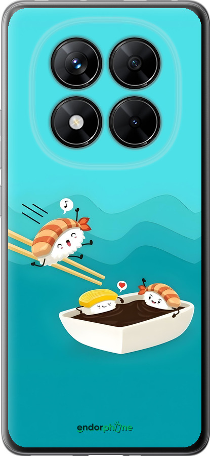 Силіконовий чехол Суші для Xiaomi Poco X7 - 6354u-4011 изображение 