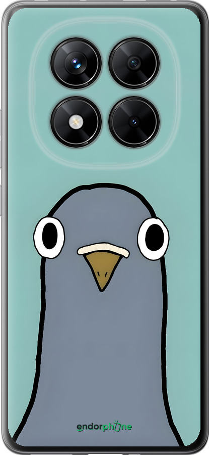 Силиконовый чехол Голубь для Xiaomi Poco X7 - 6388u-4011 изображение 