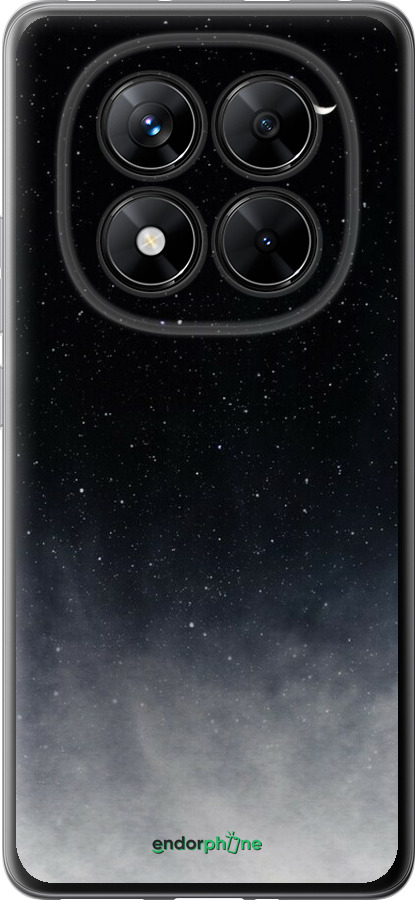 Силиконовый чехол Сині хмари, Синій місяць для Xiaomi Poco X7 - 6396u-4011 изображение 