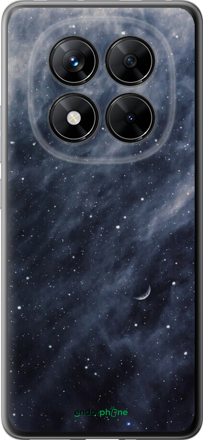 Силіконовий чехол Сині хмари, Синій місяць для Xiaomi Redmi Note 14 Pro 5G - 6398u-3928 изображение 
