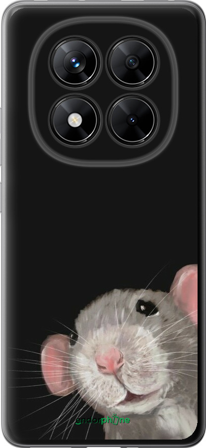 Силиконовый чехол The Peeking Rat для Xiaomi Redmi Note 14 Pro 5G - 6442u-3928 изображение 
