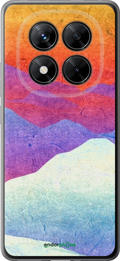 Силиконовый чехол Горный закат для Xiaomi Redmi Note 14 Pro 5G - 6479u-3928 изображение 