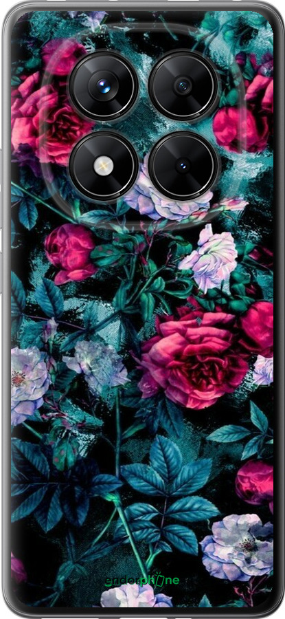Силиконовый чехол Сад и розы для Xiaomi Poco X7 - 6483u-4011 изображение 