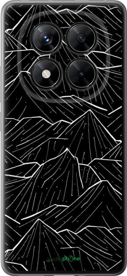 Силиконовый чехол С изображением Темных гор для Xiaomi Poco X7 - 6489u-4011 изображение 