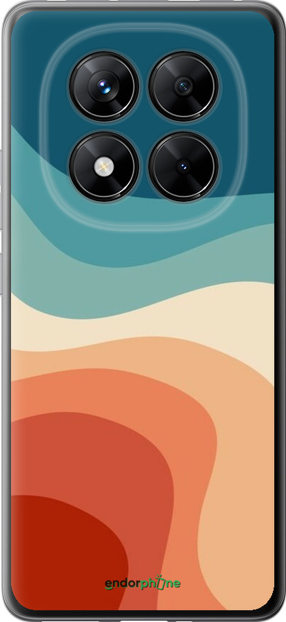 Силіконовий чехол У стилі ретро з хвилями для Xiaomi Poco X7 - 6531u-4011 изображение 