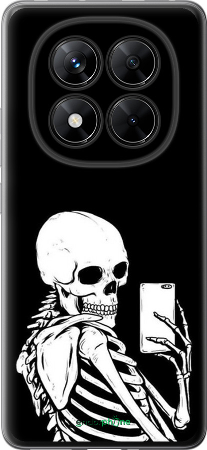 Силиконовый чехол Скелет делает Selfie для Xiaomi Redmi Note 14 Pro 5G - 6535u-3928 изображение 