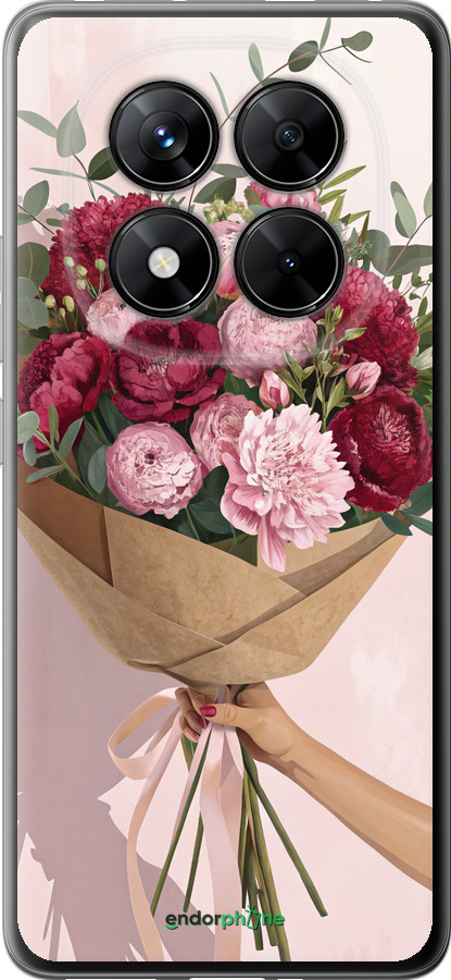 Силиконовый чехол Пионы 1 для Xiaomi Poco X7 - 6705u-4011 изображение 