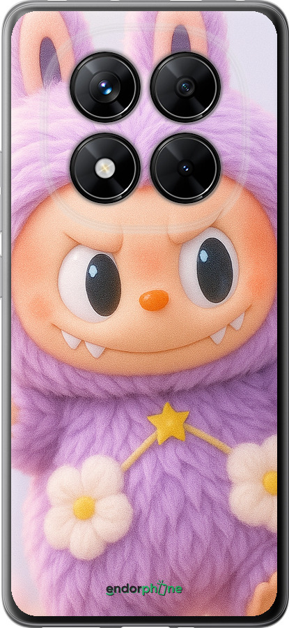 Силиконовый чехол Лабубу для Xiaomi Redmi Note 14 Pro 5G - 6708u-3928 изображение 