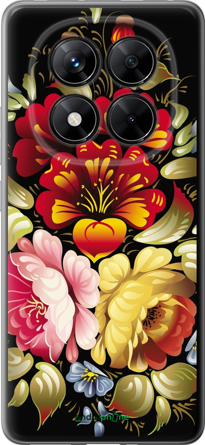Силиконовый чехол Хохлома 6 для Xiaomi Poco X7 - 829u-4011 изображение 