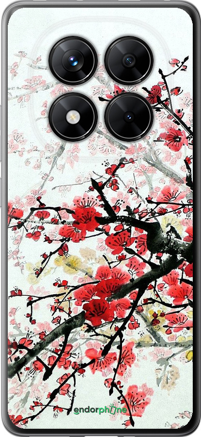 Силіконовий чехол Квітучий кущ для Xiaomi Poco X7 - 831u-4011 изображение 