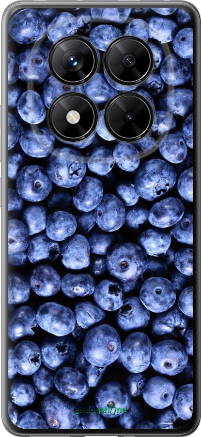 Силиконовый чехол Черника для Xiaomi Poco X7 - 851u-4011 изображение 