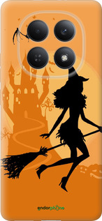 Силиконовый чехол Ведьма на метле для Xiaomi Redmi Note 15 4G - 1184u-4215 изображение 