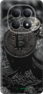 Силиконовый чехол Black Bitcoin для Xiaomi Redmi Note 15 4G - 6090u-4215 изображение 