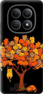 Силіконовий чехол Дерево та котики для Xiaomi Redmi Note 15 4G - 6516u-4215 изображение 