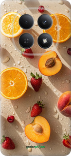 Силиконовый чехол Фрукты 3 для Xiaomi Redmi Note 15 4G - 6703u-4215 изображение 