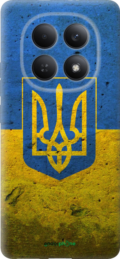 Силіконовий чехол Прапор і герб України 2 для Xiaomi Redmi Note 15 4G - 378u-4215 изображение 
