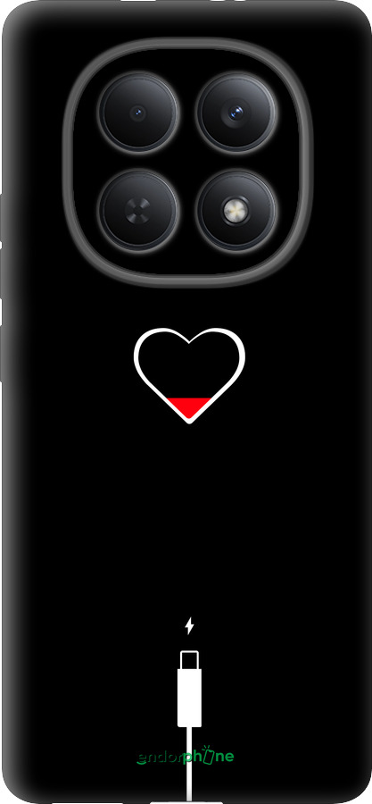 Силиконовый чехол Подзарядка сердца для Xiaomi Redmi Note 15 4G - 4274u-4215 изображение 