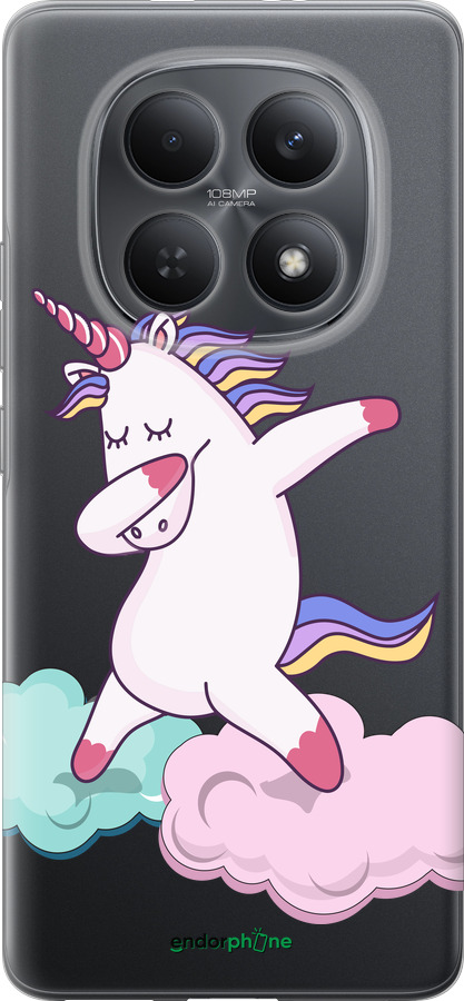 Силиконовый чехол Единорог для Xiaomi Redmi Note 15 4G - 4702u-4215 изображение 