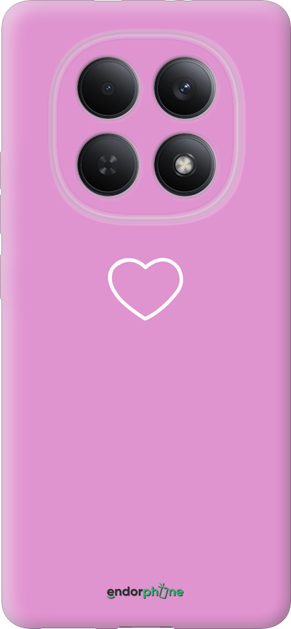 Силиконовый чехол Сердце 2 для Xiaomi Redmi Note 15 4G - 4863u-4215 изображение 