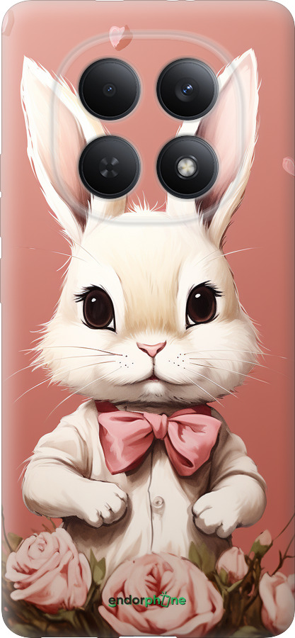 Силиконовый чехол Зайчик для Xiaomi Redmi Note 15 4G - 5669u-4215 изображение 