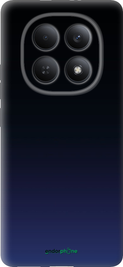 Силіконовий чехол Градієнт у темно-синьому стилі для Xiaomi Redmi Note 15 4G - 6542u-4215 изображение 