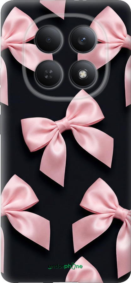 Силіконовий чехол Coquette Ribbons Dark Coquette для Xiaomi Redmi Note 15 4G - 6767u-4215 изображение 