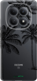 Силиконовый чехол Пальмы1 для Xiaomi Redmi Note 15 5G - 4634u-4155 изображение 