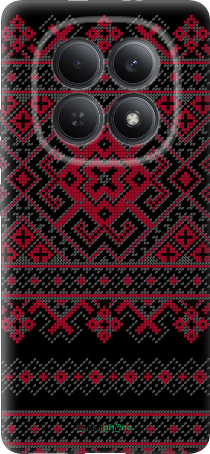 Силиконовый чехол Вышиванка 52 для Xiaomi Redmi Note 15 5G - 1763u-4155 изображение 