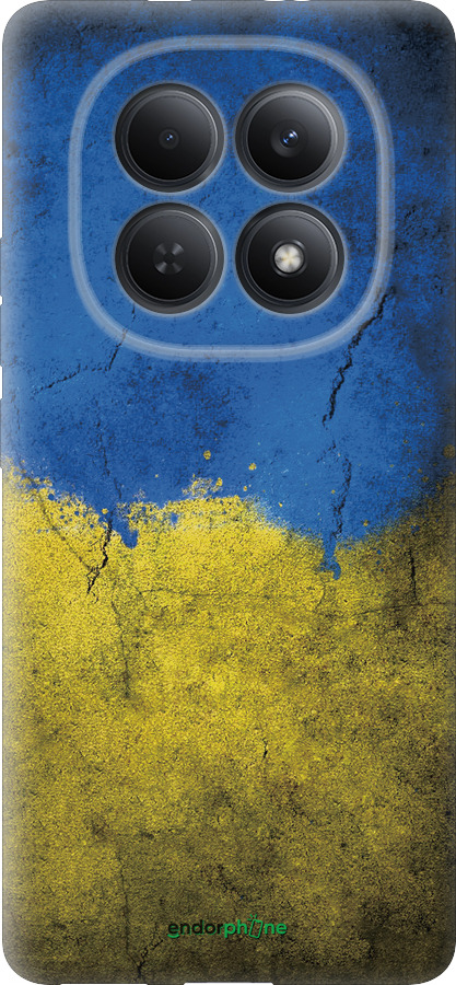 Силиконовый чехол Флаг Украины 2 для Xiaomi Redmi Note 15 5G - 401u-4155 изображение 