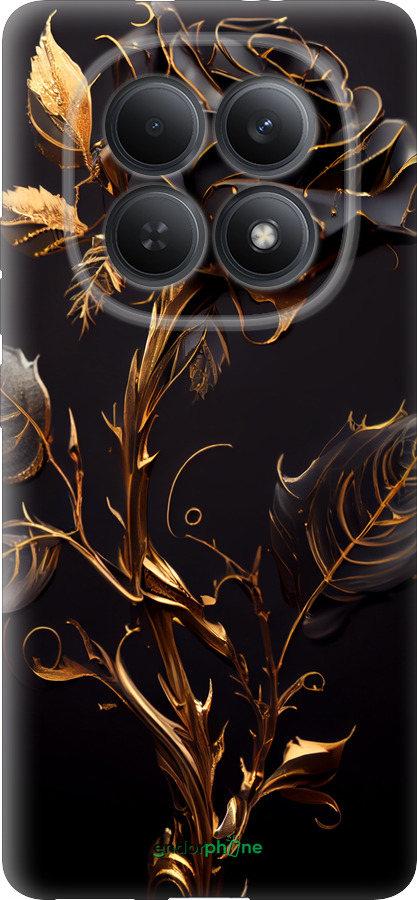 Силіконовий чехол Троянда 3 для Xiaomi Redmi Note 15 5G - 5552u-4155 изображение 