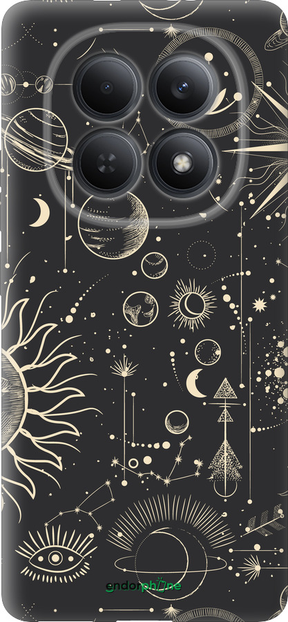 Силиконовый чехол Фаза луны для Xiaomi Redmi Note 15 5G - 5605u-4155 изображение 