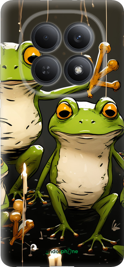 Силиконовый чехол Жабки 2 для Xiaomi Redmi Note 15 5G - 5657u-4155 изображение 