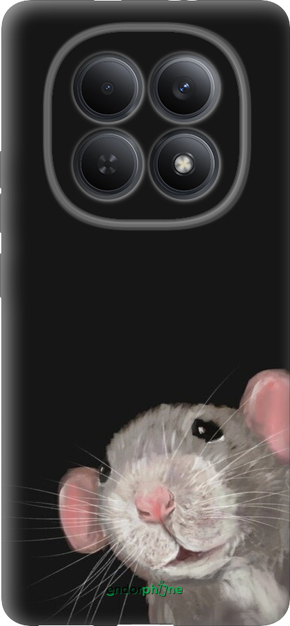 Силиконовый чехол The Peeking Rat для Xiaomi Redmi Note 15 5G - 6442u-4155 изображение 