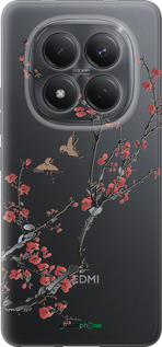 Силіконовий чехол Сакура v2 для Xiaomi Redmi Note 15 Pro 4G - 5538u-4211 изображение 