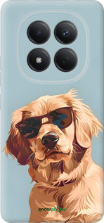 Силиконовый чехол Пес в очках для Xiaomi Redmi Note 15 Pro 4G - 6381u-4211 изображение 