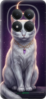 Силіконовий чехол Mystic White Cat Gothic Dark Purple Gold для Xiaomi Redmi Note 15 Pro 4G - 6805u-4211 изображение 