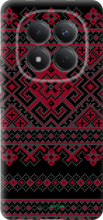 Силиконовый чехол Вышиванка 52 для Xiaomi Redmi Note 15 Pro 4G - 1763u-4211 изображение 