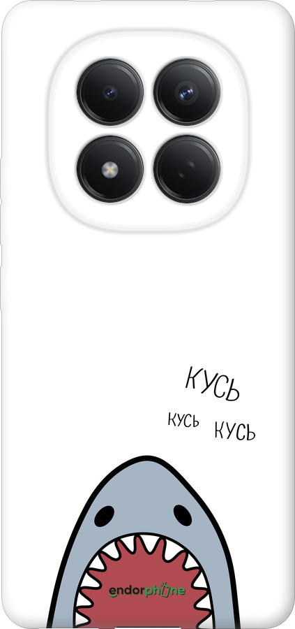 Силиконовый чехол Акула для Xiaomi Redmi Note 15 Pro 4G - 4870u-4211 изображение 