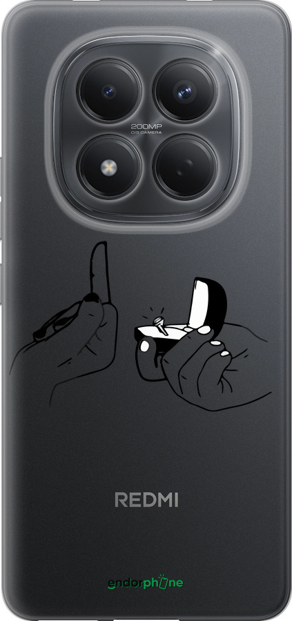 Силиконовый чехол Предложение для Xiaomi Redmi Note 15 Pro 4G - 4898u-4211 изображение 